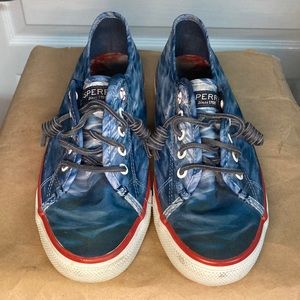 Sperry Seacoast Boat Shoe Womens Size 8.5 Jaws Special Edition Universal Studios